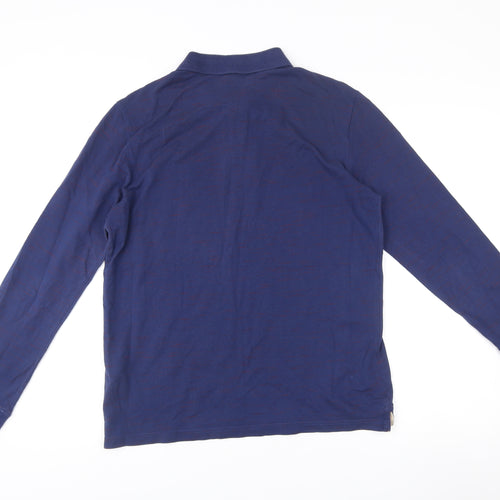 U.S. Polo Assn. Men's Blue Long Sleeve Polo Shirt Size M