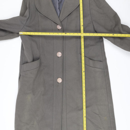 Marks and Spencer Men’s Grey Wool Overcoat Size 40 Classic