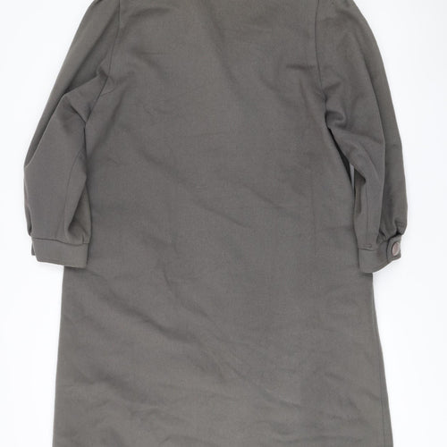 Marks and Spencer Men’s Grey Wool Overcoat Size 40 Classic