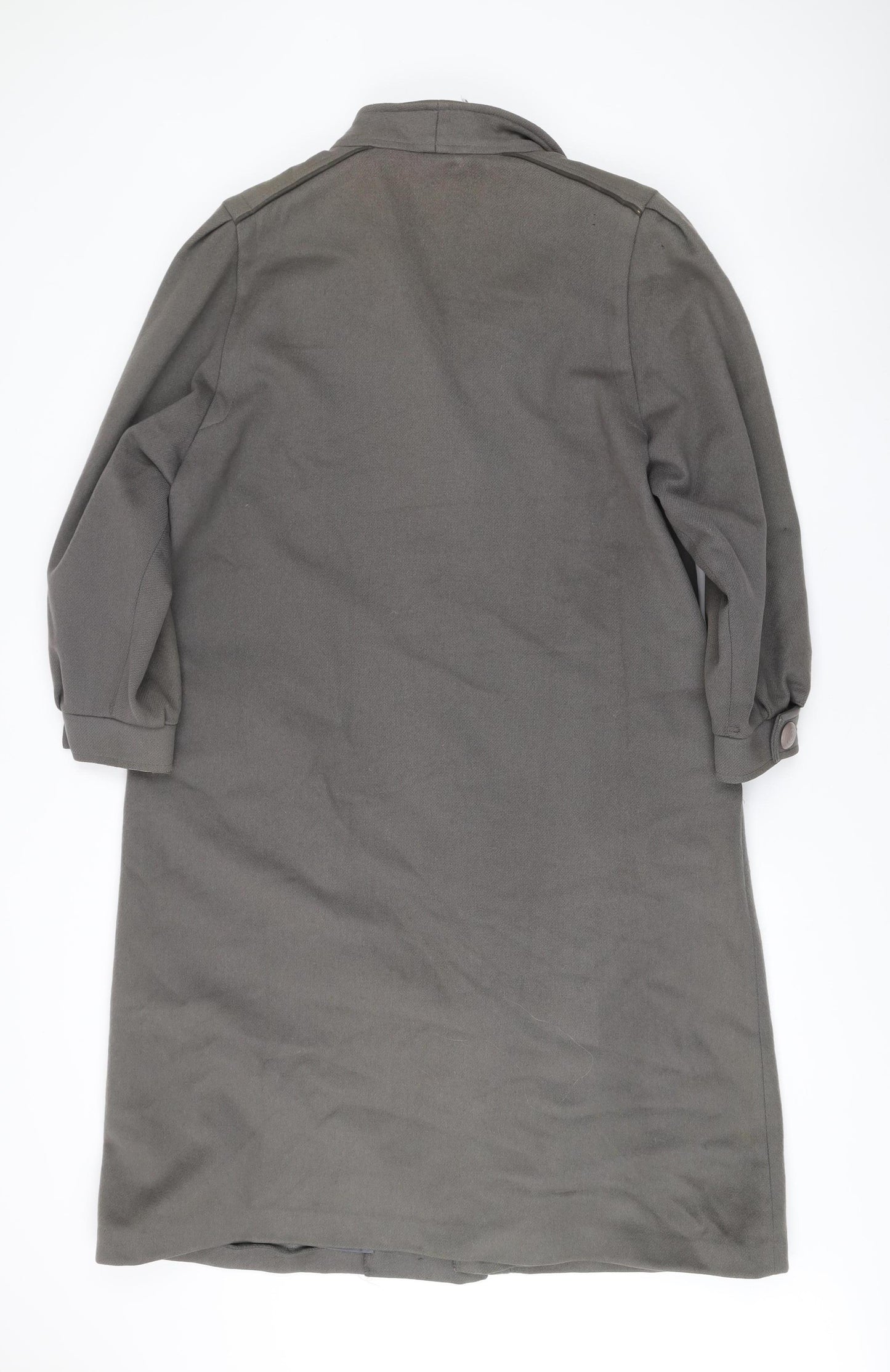 Marks and Spencer Men’s Grey Wool Overcoat Size 40 Classic
