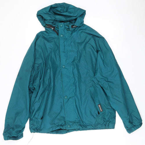 Helly Hansen Men Green S Rain Coat Waterproof Jacket Hooded