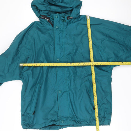 Helly Hansen Men Green S Rain Coat Waterproof Jacket Hooded