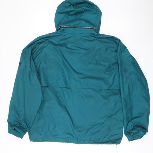Helly Hansen Men Green S Rain Coat Waterproof Jacket Hooded