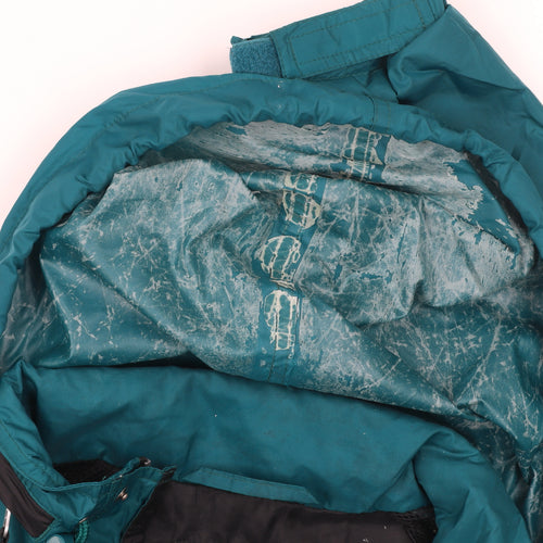 Helly Hansen Men Green S Rain Coat Waterproof Jacket Hooded