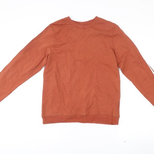 ASOS Women’s Rust Orange Crew Neck Sweatshirt UK 10 Cotton Blend