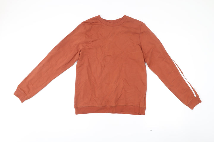 ASOS Women’s Rust Orange Crew Neck Sweatshirt UK 10 Cotton Blend