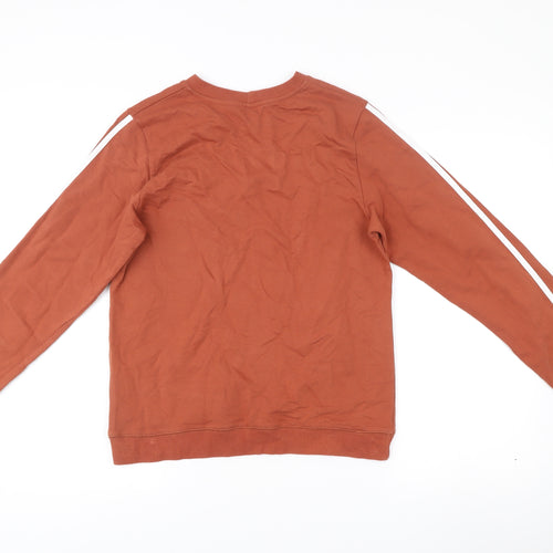 ASOS Women’s Rust Orange Crew Neck Sweatshirt UK 10 Cotton Blend