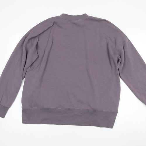 Kirkland Signature Unisex Purple XL Pullover Sweatshirt Fleece Crew Neck