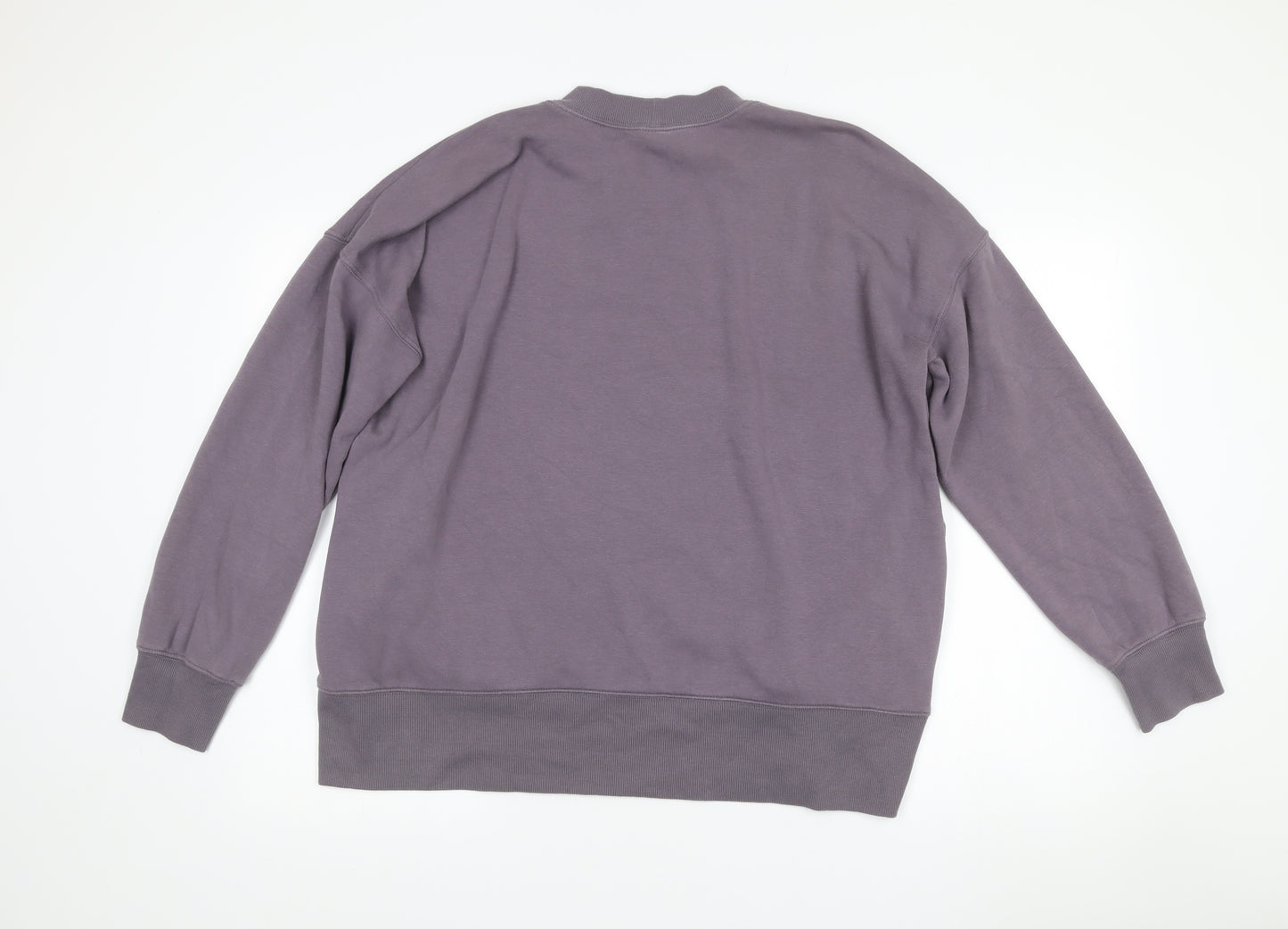 Kirkland Signature Unisex Purple XL Pullover Sweatshirt Fleece Crew Neck