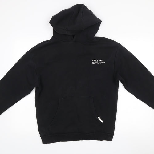 Nimes Men’s Black XS Pullover Hoodie Graphic Print Streetwear