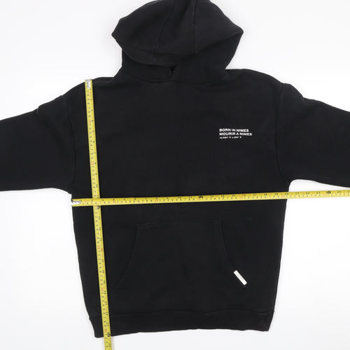 Nimes Men’s Black XS Pullover Hoodie Graphic Print Streetwear