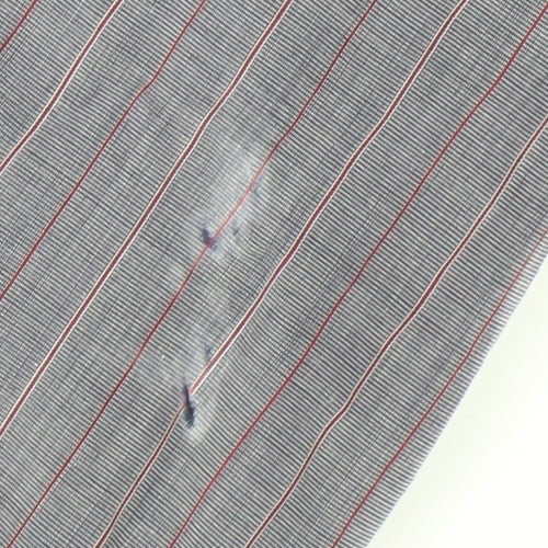Unworth Black Men’s Grey Striped Cotton Formal Dress Shirt 16” Collar