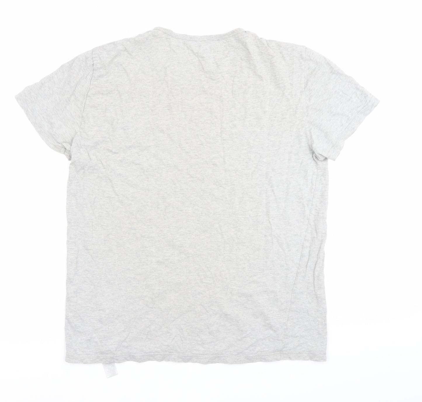 Emporio Armani Men Grey M Cotton Jersey Crew Neck T-Shirt