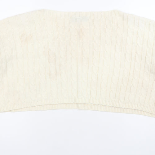 PrettyLittleThing Women’s Ivory Cable Knit Jumper S Regular