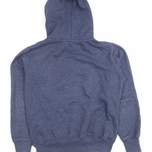 TOG24 Womens Blue Hoodie Size M Cotton Blend Pullover