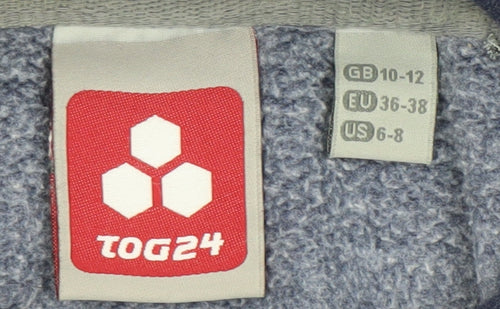 TOG24 Womens Blue Hoodie Size M Cotton Blend Pullover