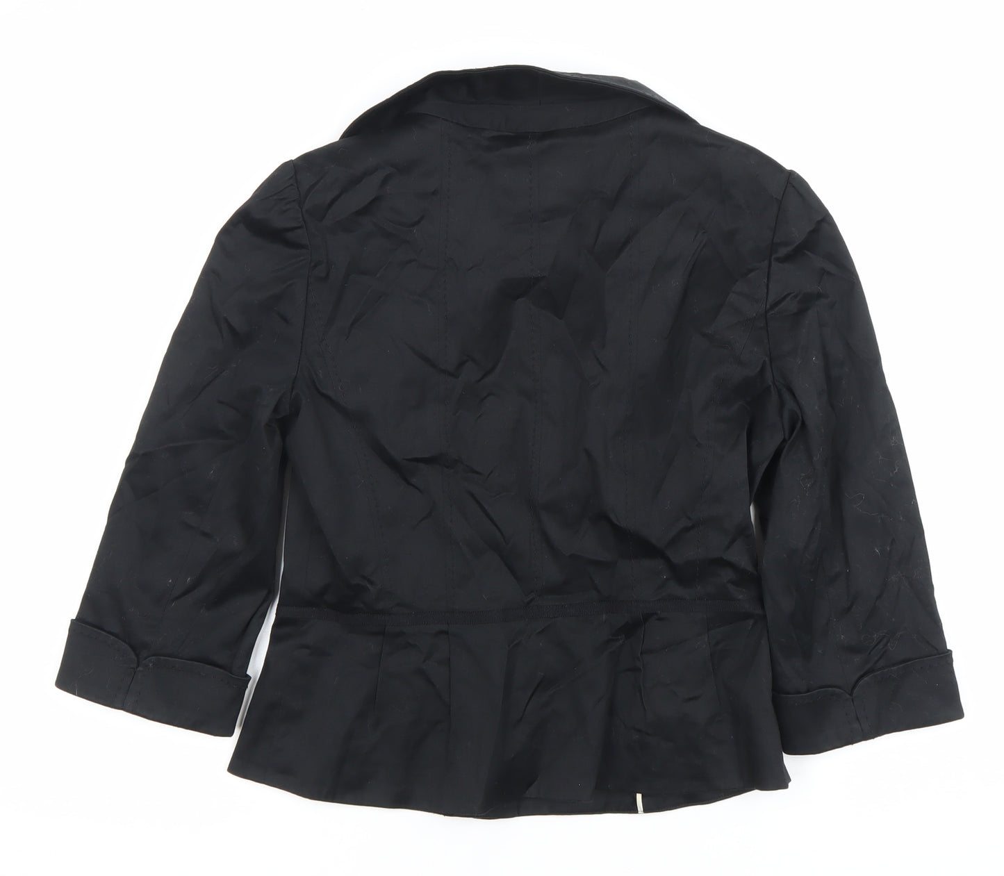 Coast Women’s Black Size 8 Tailored One-Button Blazer Jacket
