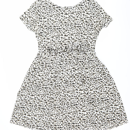 Yours Clothing Women’s Size 16 Animal Print V-Neck Shift Dress
