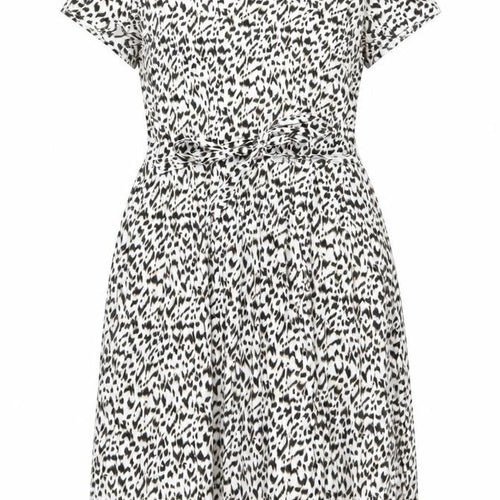 Yours Clothing Women’s Size 16 Animal Print V-Neck Shift Dress