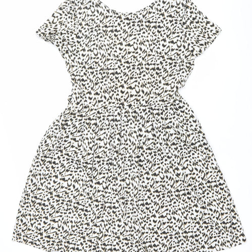 Yours Clothing Women’s Size 16 Animal Print V-Neck Shift Dress