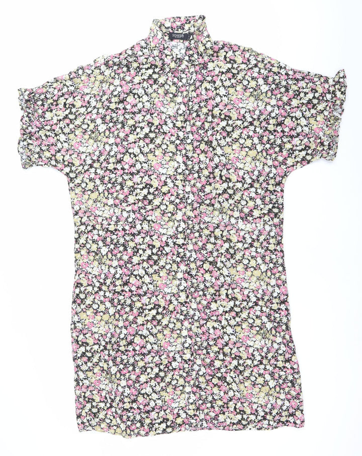 Soaked in Luxury Womens Multicoloured Floral Shift Dress S