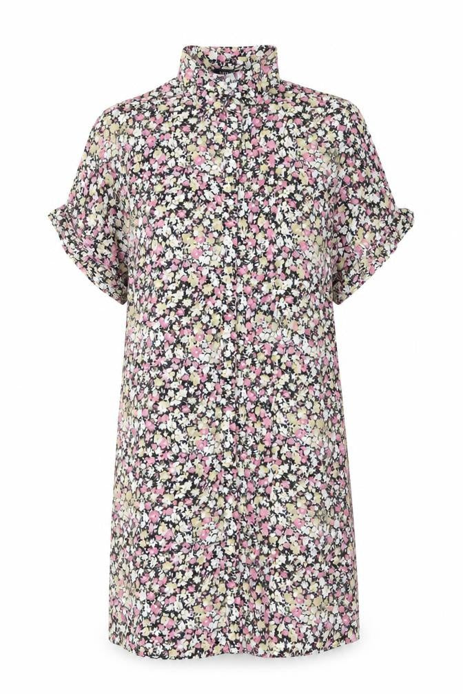 Soaked in Luxury Womens Multicoloured Floral Shift Dress S
