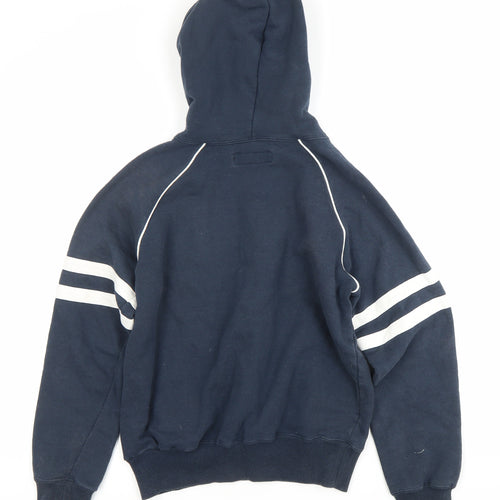 Mambo Women’s Navy Blue Pullover Hoodie Size 12 Cotton Blend