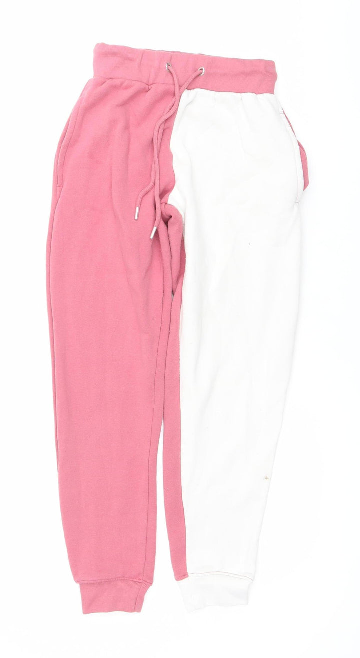 North West Womens Pink Sweatpants S Cotton Blend Joggers