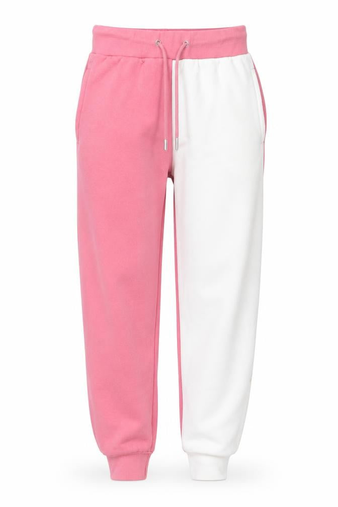 Front view of North West women’s pink sweatpants s cotton blend joggers