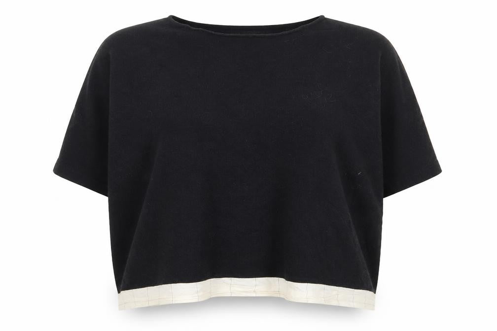 Front view of Momo B Women’s Black XL jumper Cotton Relaxed Fit