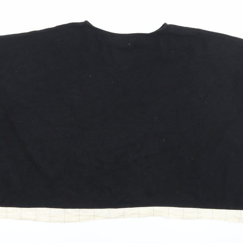 Momo B Women’s Black XL Pullover Jumper Cotton Relaxed Fit