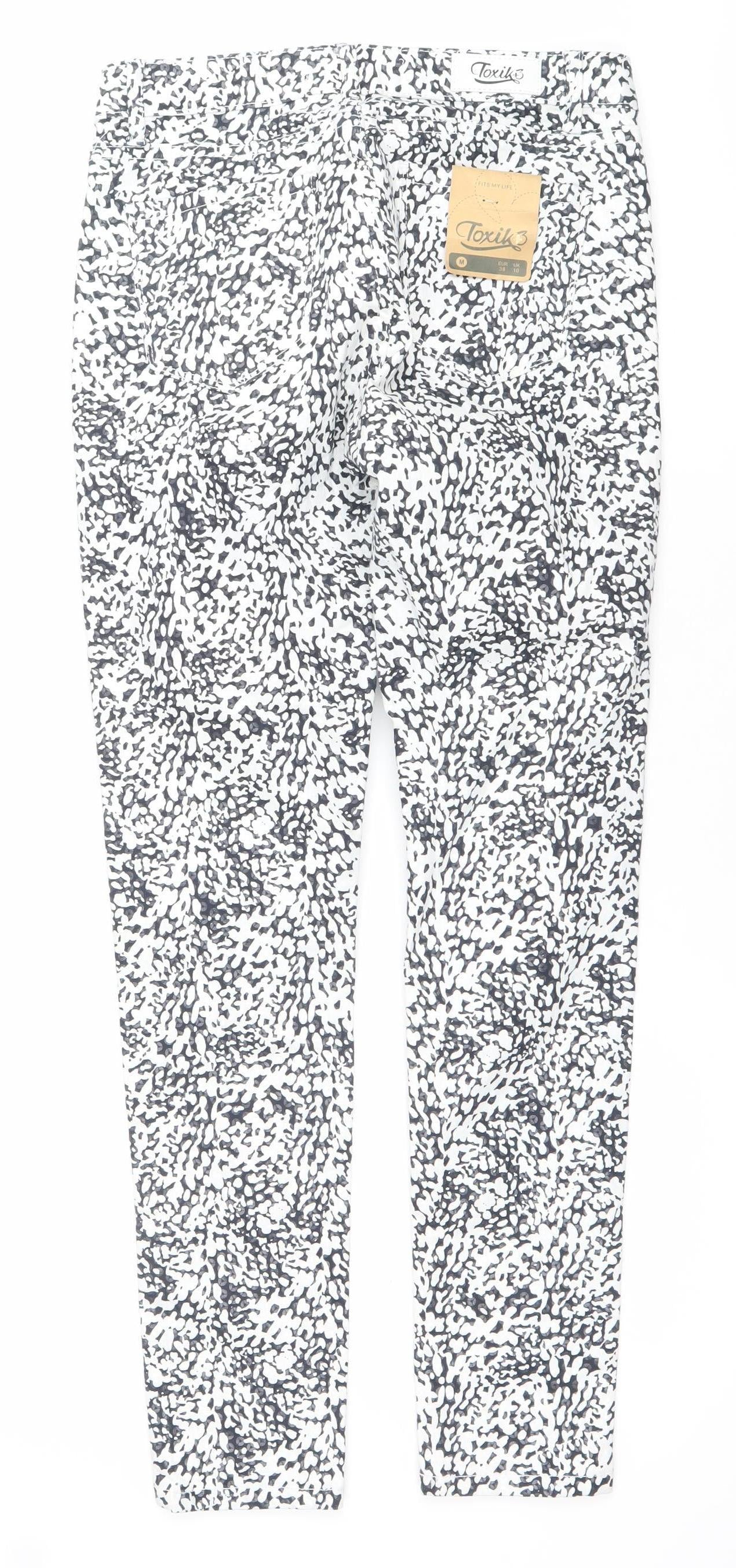 Toxik3 Womens Multicoloured Animal Print Skinny Jeans Size 10