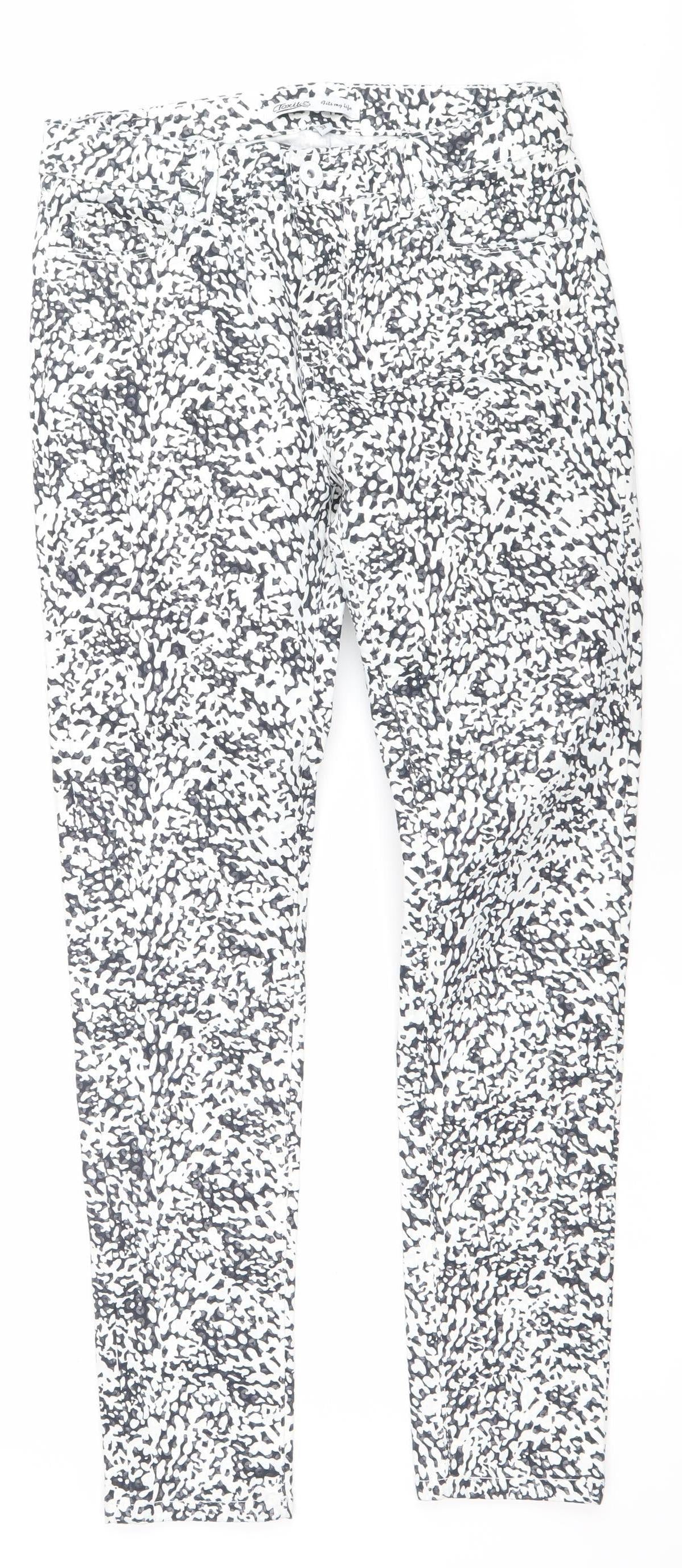 Toxik3 Womens Multicoloured Animal Print Skinny Jeans Size 10