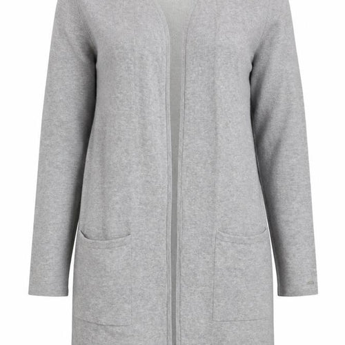 Tommy Hilfiger Womens Grey V-Neck Cardigan Size S Regular Fit