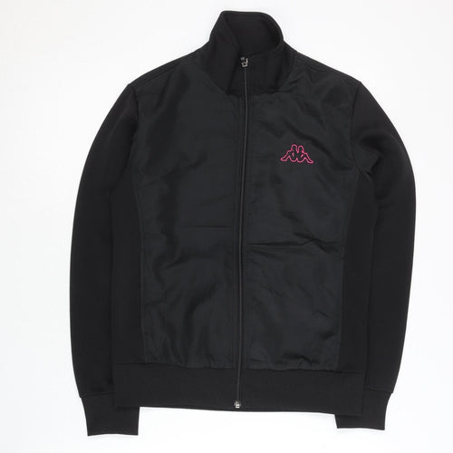 Kappa Women's Black Medium Track Jacket Full Zip Sportswear