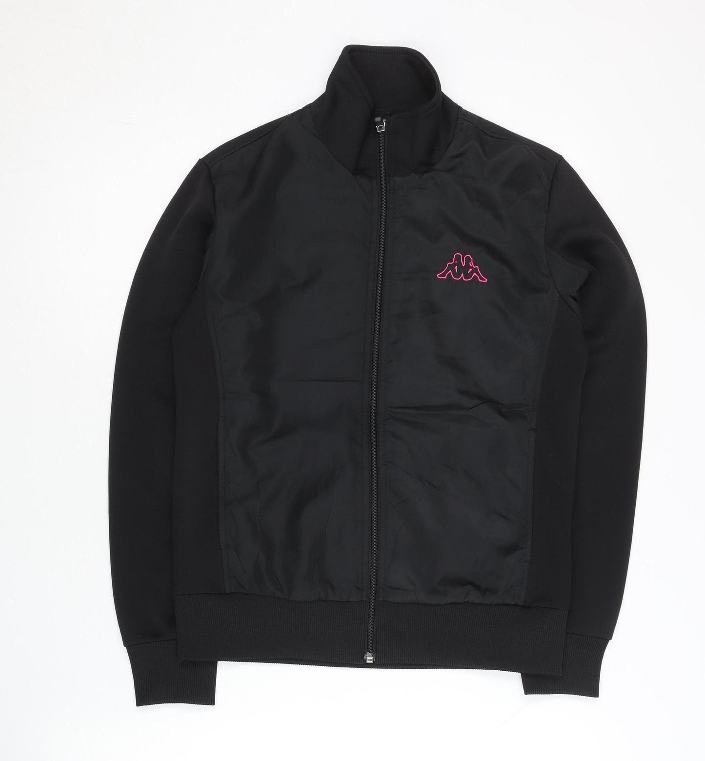 Kappa Women's Black Medium Track Jacket Full Zip Sportswear