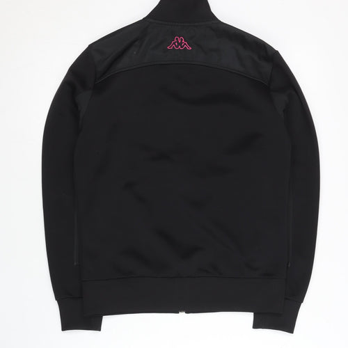 Kappa Women's Black Medium Track Jacket Full Zip Sportswear