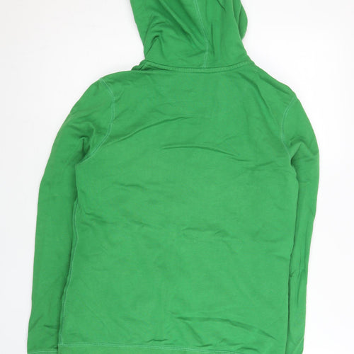 Nike Womens Green XL Full Zip Hoodie Cotton Athletic Dept