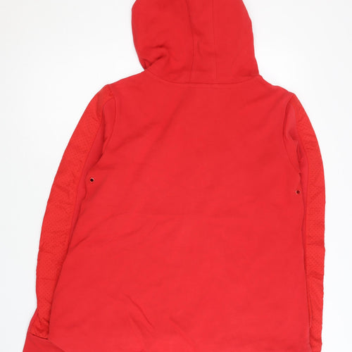 Nike Women’s Red Full Zip Hoodie Sweatshirt M Sportswear