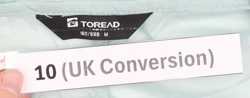 Toread Women’s Green Hooded Rain Coat Jacket Size 10 UK Lightweight