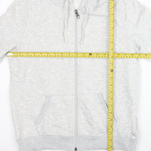 Decathlon Women’s Grey Full Zip Hoodie M Regular Fit Casual