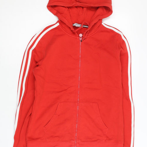 Anta Women’s Red Full Zip Hoodie Size M Sports Casual