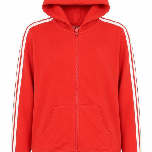 Anta Women’s Red Full Zip Hoodie Size M Sports Casual