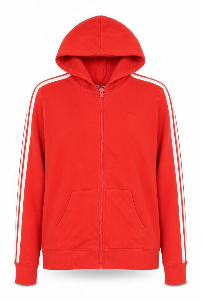 Anta Women’s Red Full Zip Hoodie Size M Sports Casual