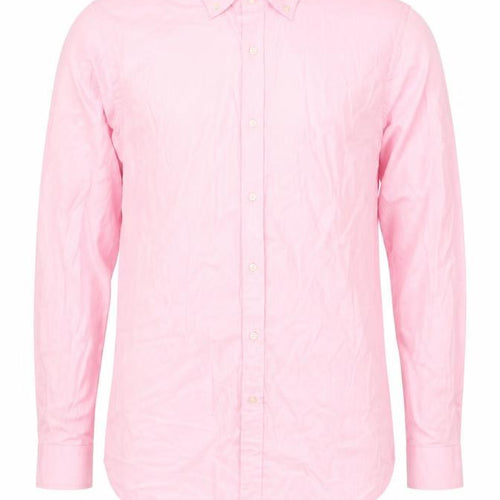 Paul Costelloe Men's Pink Long Sleeve Button-Up Shirt Size 15
