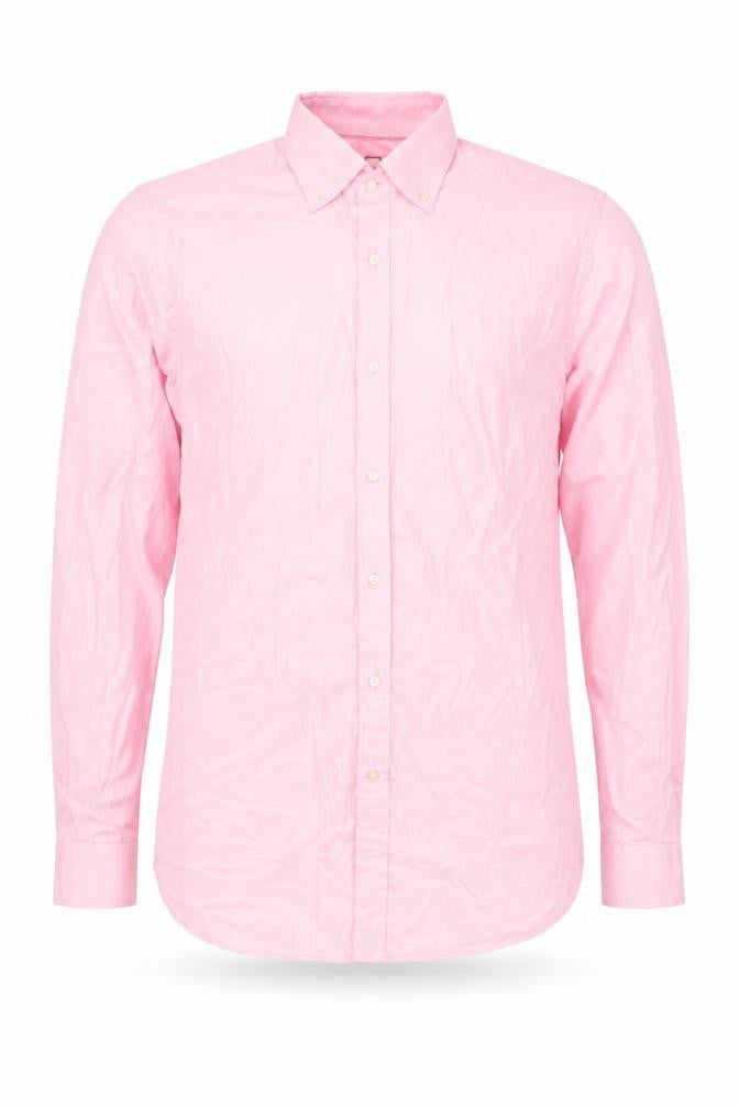 Paul Costelloe Men's Pink Long Sleeve Button-Up Shirt Size 15
