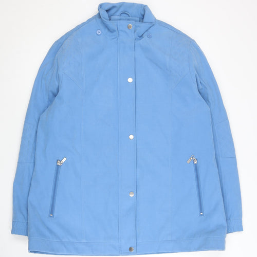 JBC Collection Womens Blue Size 18 Mid-Length Casual Jacket