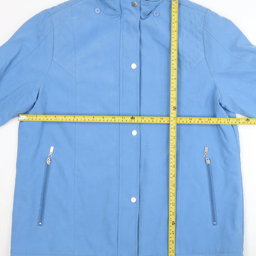 JBC Collection Womens Blue Size 18 Mid-Length Casual Jacket