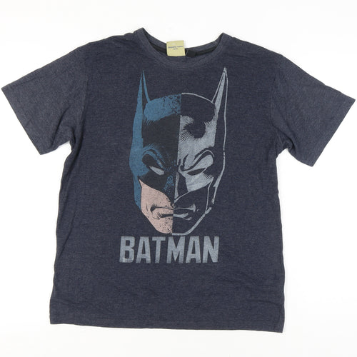 Cedar Wood State Men’s Blue Batman Graphic T-Shirt Size S