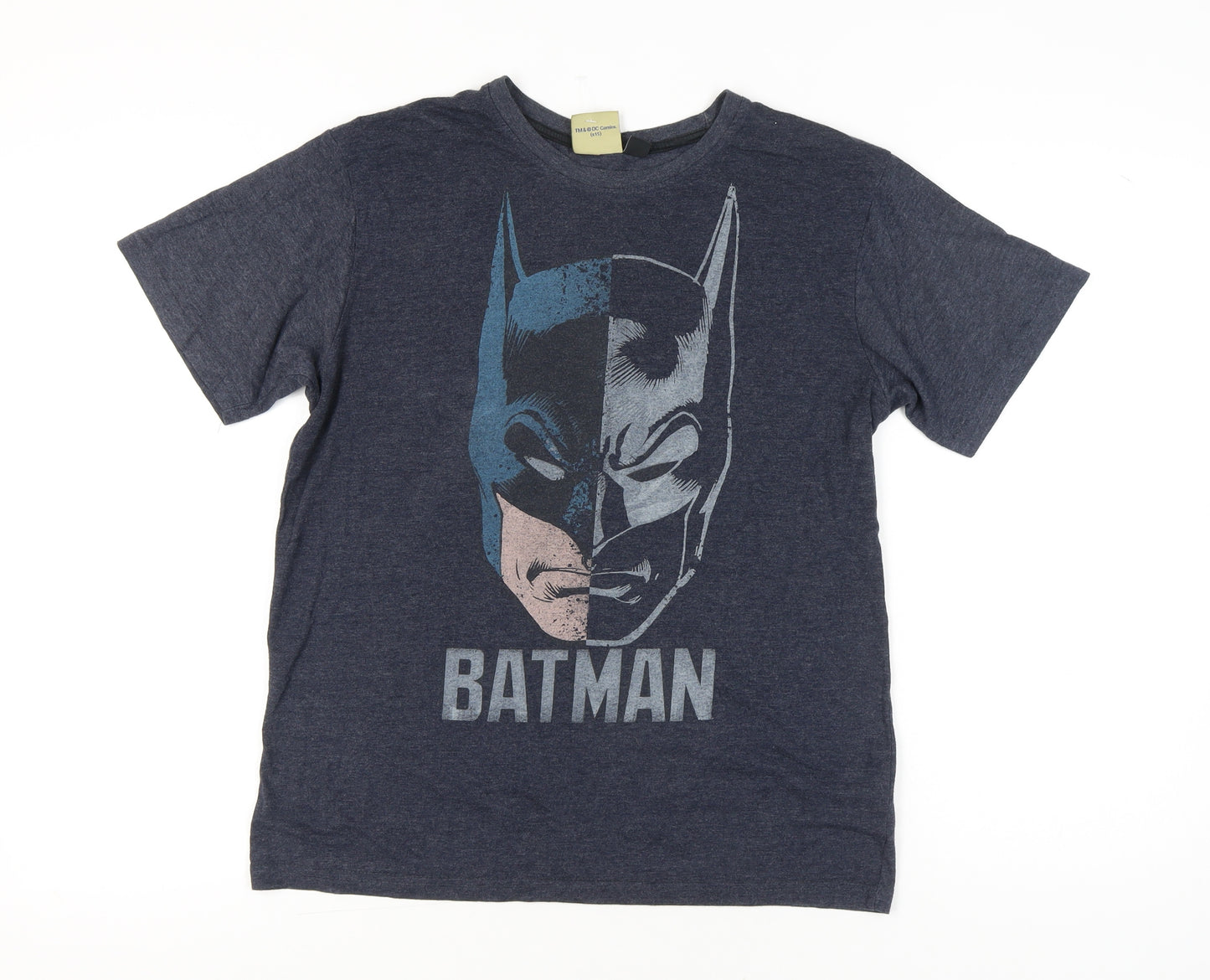 Cedar Wood State Men’s Blue Batman Graphic T-Shirt Size S
